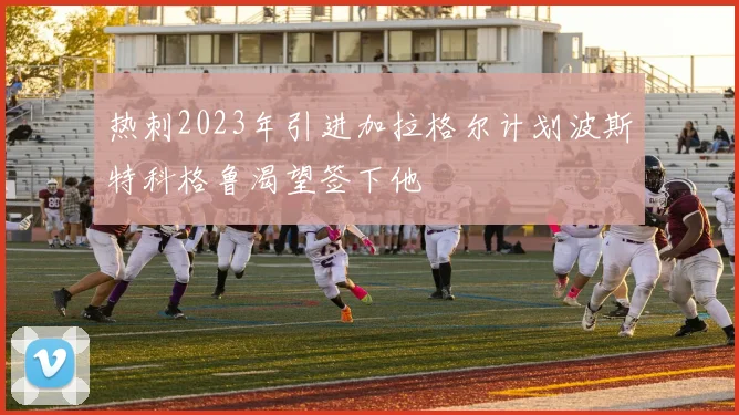 热刺2023年引进加拉格尔计划波斯特科格鲁渴望签下他